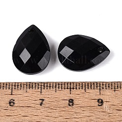 Natürliche schwarze Onyx-Anhänger&nbsp;G-N362-13P