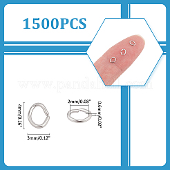 1500 шт. соединительные кольца из нержавеющей стали 304 STAS-UN0060-29