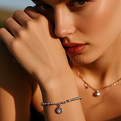 DIY-Sets zur Herstellung von Stretch-Armbändern im Gothic-Stil&nbsp;DIY-SC0033-41