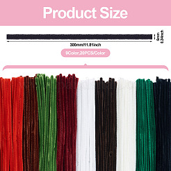 180 Stück 9 Farben DIY Plüschstäbe&nbsp;FIND-TA0005-79