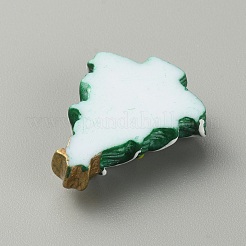 Cabochons en résine opaque sur le thème de Noël&nbsp;RESI-WH0029-33A