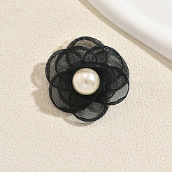 Chiffon-Fingerringe mit Kunststoffperlen für Damen&nbsp;XQ9924-2