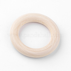 Anneaux de liaison en bois non fini&nbsp;WOOD-Q024-12