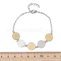 Браслеты из нержавеющей стали 304 Religion для женщин&nbsp;LS-BJEW-F524-03GP