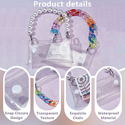 Подвесные украшения из акриловых звеньев HJEW-OC00031