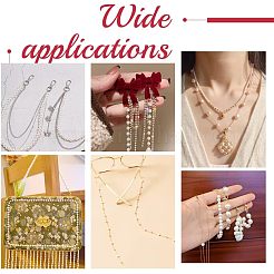 Жемчужные цепочки ручной работы из бисера CHC-CA0001-10