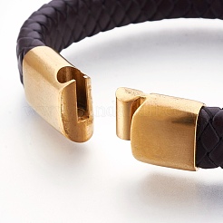 Bracciali corda di pelle&nbsp;BJEW-E350-09A