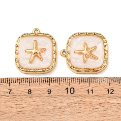304 Edelstahl-Emaille-Anhänger&nbsp;STAS-F352-08G-01