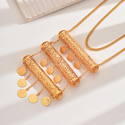 Винтажная латунная длинная цепочка-монета с кисточкой на плечо для женщин&nbsp;SC1871