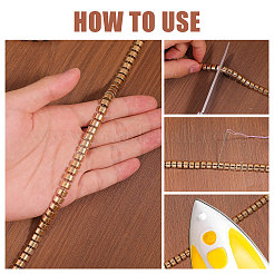 Прямоугольная пластиковая бисерная отделка DIY-WH0656-36B