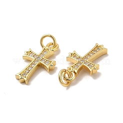 Стойки обшивки латунь микро проложить Циркон подвеску KK-B068-02G