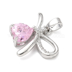 Латунные микро проложить кубического циркония подвески&nbsp;KK-N254-225P