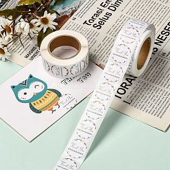 1-дюймовые самоклеящиеся бумажные наклейки на тему «Спасибо»&nbsp;LS-DIY-K027-B05