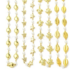 4 collier à maillons en acier inoxydable 304&nbsp;NJEW-JN06097