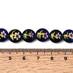 Ручной работы Lampwork бисера нити&nbsp;LAMP-H073-02A