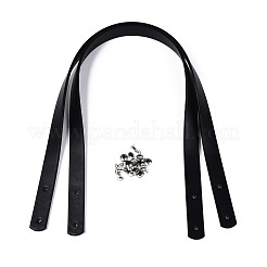 Taschengurte aus PU-Kunstleder mit Nieten&nbsp;DIY-WH20025-067D