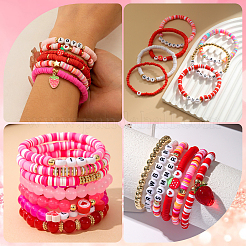 2220шт наборы бусин ccb из полимерной глины ручной работы DIY-WH20001-56