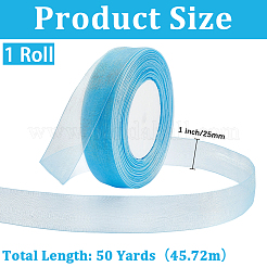 1 рулон прозрачной органзовой ленты&nbsp;SRIB-CY0001-22A-04