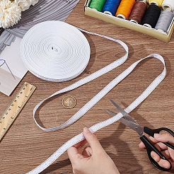 Жаккардовые ленты из полиэстера с ромбами&nbsp;OCOR-WH0078-128A