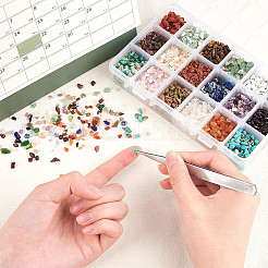 396 г 18 стиля натуральных и синтетических бусинок из драгоценных камней G-NB0002-64