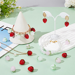 36шт 3 цвета бусины лэмпворк ручной работы LAMP-NB0002-04