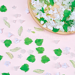 Наборы для самостоятельной сборки цветочных листьев&nbsp;DIY-BM0001-12D