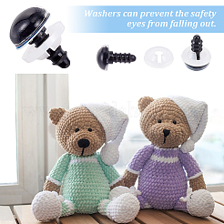 1 комплект пластиковых шайб для глаз FIND-PH0018-38