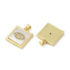 Покрытие стойки латунь микропаве прозрачные подвески из кубического циркония&nbsp;KK-K341-44G-01