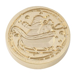 Рождественская серия сургучная печать латунная головка штампа AJEW-M037-01G-10