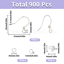 300шт латунная проволока для сережек KK-SC0004-84S