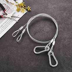 4 câble métallique de chaîne de sécurité en acier inoxydable 304 de style 2&nbsp;AJEW-SZ0001-71