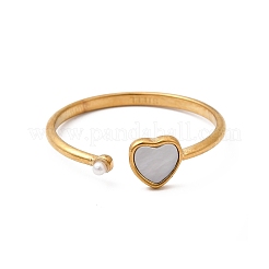 Anillos tipo brazalete de acero inoxidable 304&nbsp;RJEW-G372-01G-01
