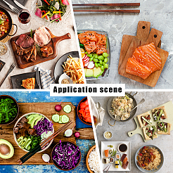 Мини деревянная разделочная доска с ручкой&nbsp;AJEW-GF0004-68