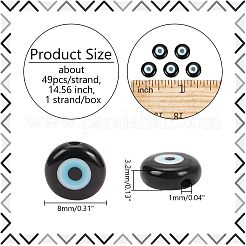 Ручной сглаза бусины бисер нитей&nbsp;LAMP-NB0001-88C