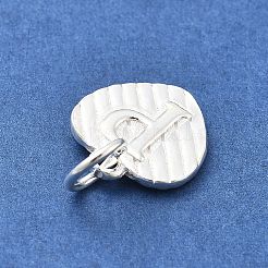 925 серебряное сердце с заглавными буквами STER-S009-13P-S