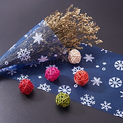 Cintas de malla decorativa de copo de nieve&nbsp;OCOR-P010-G14