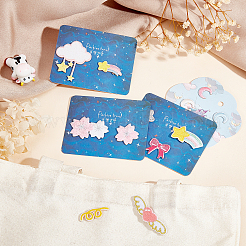 5 комплект из 5-х видов компьютерной вышивки для одежды с термоприклеиванием/пришиванием DIY-FG0003-18