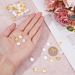 100шт 2 цвета латунные подвески KK-FH0007-29B