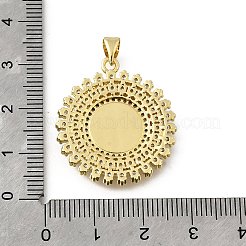 Латунные микро проложить кубического циркония подвески&nbsp;KK-Q066-25G