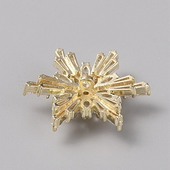 Пуговицы из латуни с 1 отверстием BUTT-WH0036-04G