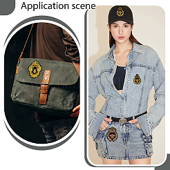 6 шт. 3 стиля полиэстеровых заплаток с компьютерной вышивкой&nbsp;PATC-GA0001-93