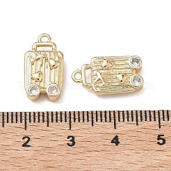 Латунные подвески с фианитами&nbsp;KK-C168-05G