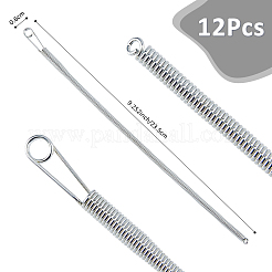 12 шт. пружинная стальная резинка нитевдеватель направляющая для шнурка FIND-FH0011-18