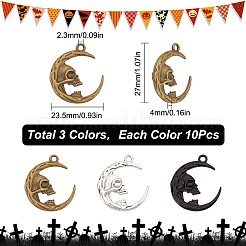 Подвески из сплава 30шт 3 цветов FIND-SC0004-57