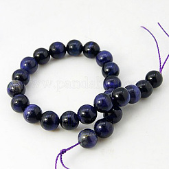Naturelles oeil de tigre bleu brins de perles&nbsp;G-G099-12mm-13