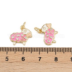 Латунные микро проложить кубического циркония подвески KK-L240-16G-02