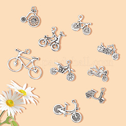 72шт 9 стиля подвески из сплава в тибетском стиле TIBEP-SC0003-26