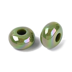 Perles européennes en acrylique opaque&nbsp;OACR-E033-19O