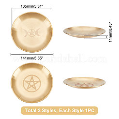 2шт 2 подсвечника из нержавеющей стали 201 AJEW-UN0001-41A