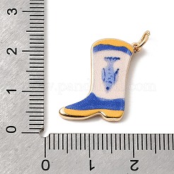 Латунные подвески с принтом&nbsp;LS-KK-H253-01B-G01